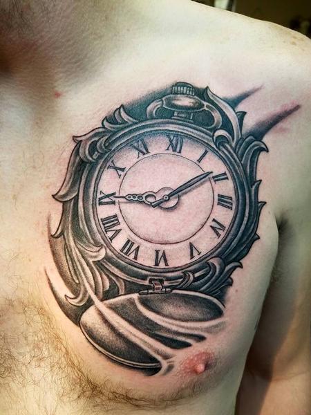 Tattoos - clock work chest - 133955